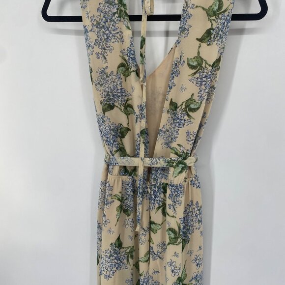 DRESS FORUM MAXI FLORAL BOHO LARGE MAXI DRESS BELTED OPEN BACK - Picture 3 of 8